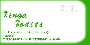 kinga hodits business card